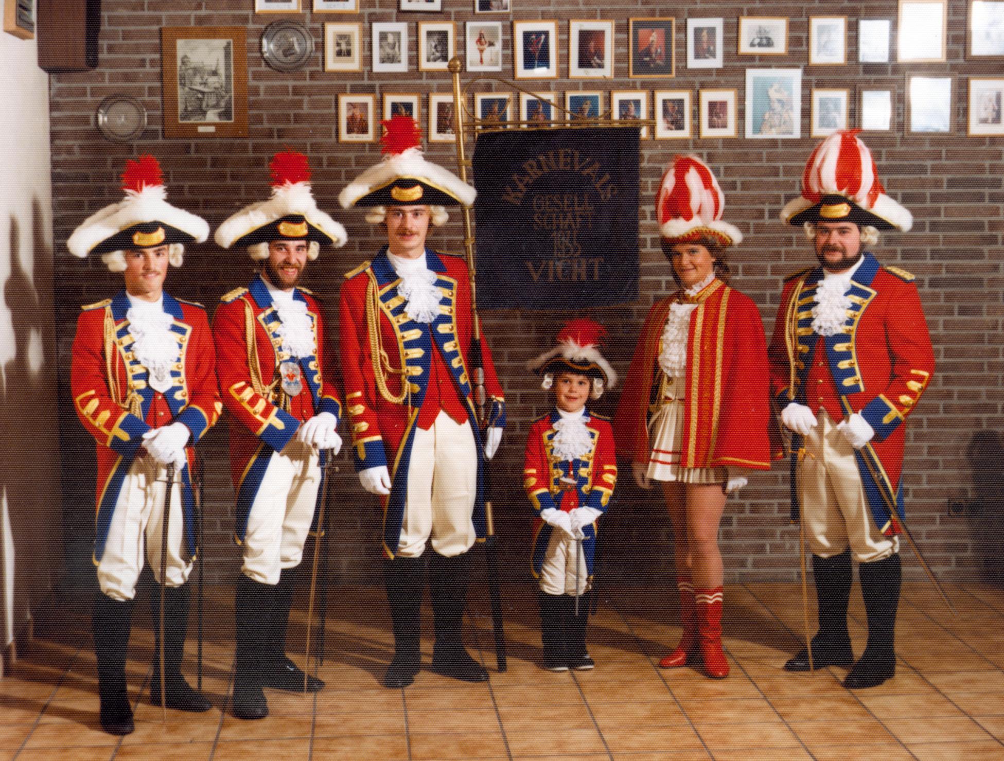 Prinzengarde der KG Vicht, Karneval